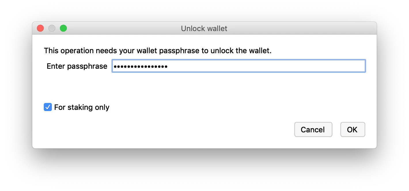 Unlock wallet PirateCash